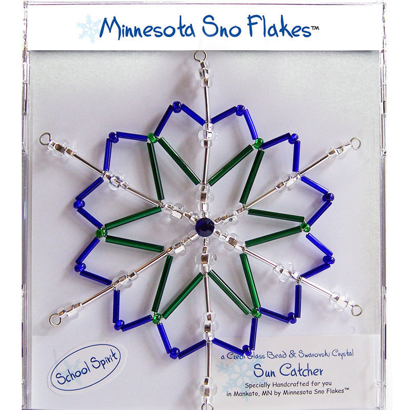 School Spirit - Green Star with Blue