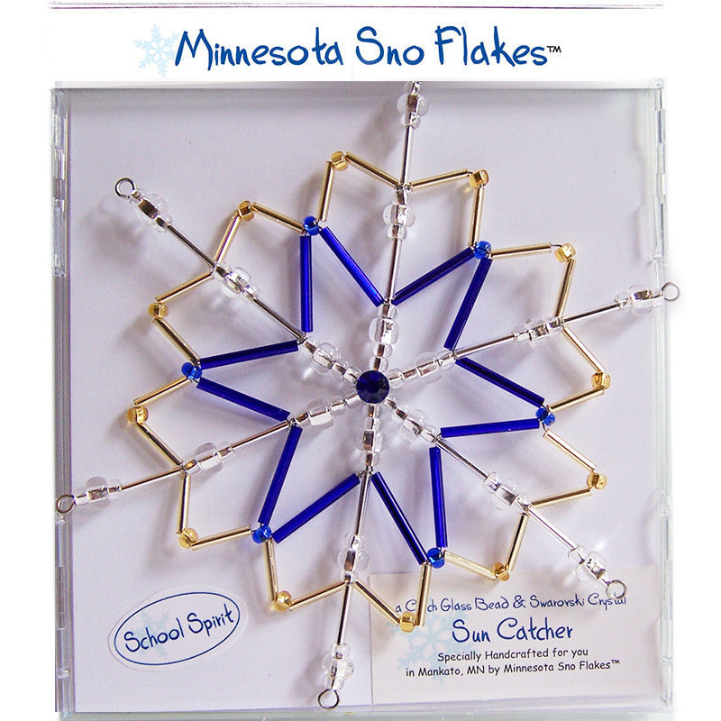 School Spirit - Blue Star with Gold